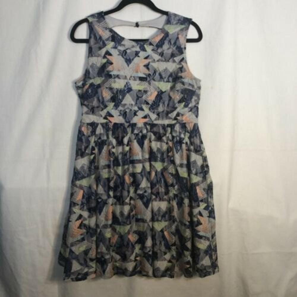 Princess Vera Wang XL Dress Lace Geometric